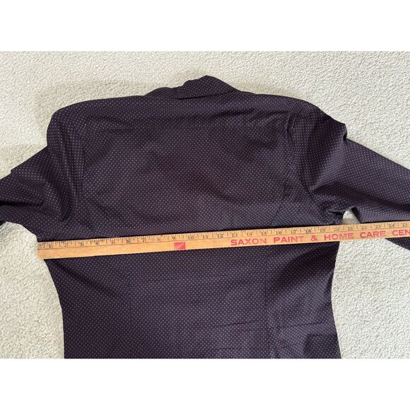 Express Design Studio Blouse Women's‎ Size Large Button Up Polka Dot NWOT - Picture 9 of 10